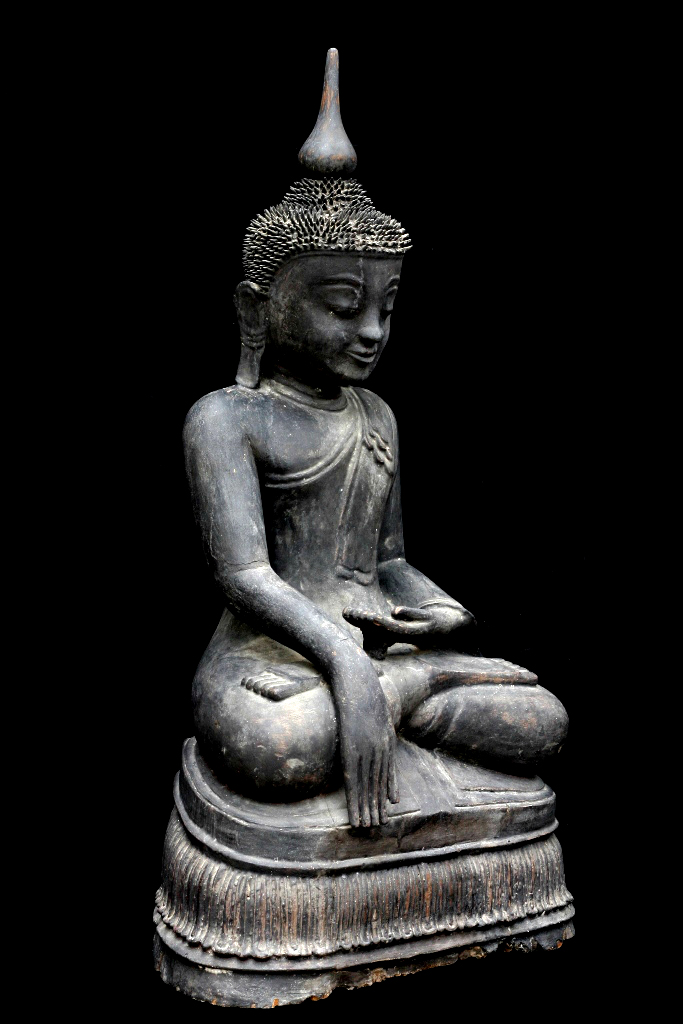 #burmabuddha #shanbuddha #sittingbuddha #woodbuddha #buddha #antiquebuddhas